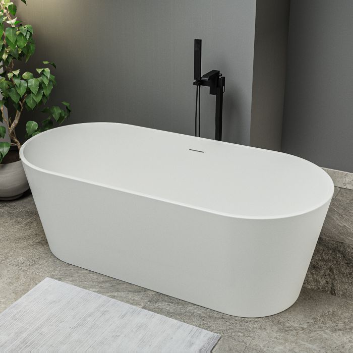 Orta Double Ended Freestanding Bath, 1600 (L) x 740 (W) 